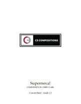 Supernova! Concert Band sheet music cover